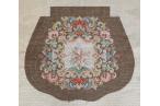 Gobelinkissen, Sitz oder Hocker Stil Chippendale trassiert, Art. 3244, Tapestry 909008