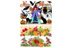 Stickvorlage "Halloween" 70 763348